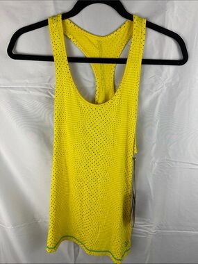 Tasc Performance Women’s Dot Racerback Tank Top — Bright Yellow